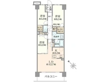【神奈川県/鎌倉市台】クレストシティ鎌倉大船サウス 間取り図