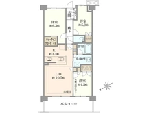 【神奈川県/横浜市栄区小菅ケ谷】ブランズシティ本郷台リバーサイドテラス 間取り図