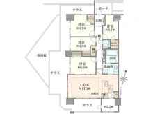 【神奈川県/鎌倉市山崎】サウスアリーナ鎌倉大船 間取り図