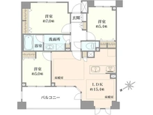 【神奈川県/鎌倉市由比ガ浜】シーサイドコート鎌倉若宮大路 間取り図