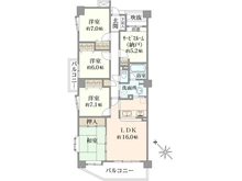 【神奈川県/鎌倉市大船】ライオンズマンション鎌倉大船 間取り図