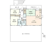【神奈川県/横浜市都筑区北山田】ライフヒルズ北山田 D棟 間取り図