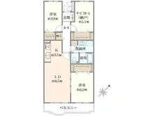 【神奈川県/横浜市青葉区美しが丘】扶桑ハイツたまプラーザの杜 間取り図