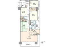 【神奈川県/川崎市宮前区犬蔵】グレーシアガーデンたまプラーザ C棟 間取り図