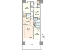 【神奈川県/横浜市港北区箕輪町】プラウドシティ日吉 レジデンスIII 間取り図