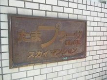 【神奈川県/横浜市青葉区美しが丘】たまプラーザ美しが丘スカイマンション A棟 マンション表札