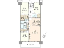 【神奈川県/川崎市宮前区鷺沼】ローレルコート鷺沼 間取り図