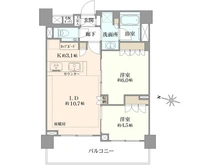 【神奈川県/横浜市青葉区新石川】クレヴィアたまプラーザ 間取り図