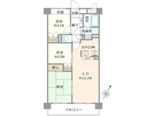 【神奈川県/川崎市宮前区鷺沼】セザール第五鷺沼 間取り図