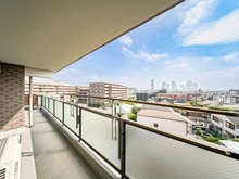 【神奈川県/川崎市中原区下小田中】アルファコート武蔵中原 バルコニー