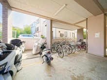 【神奈川県/川崎市中原区下小田中】アルファコート武蔵中原 駐輪場