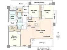 【神奈川県/横浜市青葉区あざみ野】あざみ野ヒルズ 間取り図
