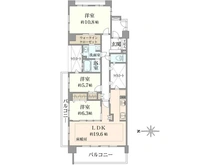 【神奈川県/川崎市宮前区潮見台】クレッセントグランコート 間取り図