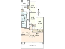 【神奈川県/横浜市都筑区加賀原】ヴィスタシア港北の丘 間取り図