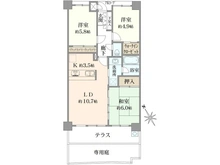 【神奈川県/横浜市青葉区荏田町】ミオカステーロあざみ野II 間取り図