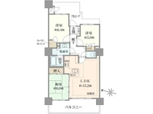 【東京都/府中市宮西町】ライオンズステージ府中シティタワー 間取り図
