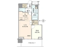 【東京都/小金井市本町】プラウドタワー武蔵小金井クロス イースト 間取り図