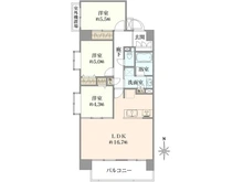 【東京都/小金井市前原町】ライオンズガーデン小金井南 間取り図