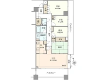 【東京都/小金井市本町】エアーズシティブライトコート 間取り図