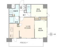 【東京都/小金井市本町】ユニーブル武蔵小金井クインテット 間取り図