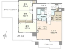 【東京都/八王子市東中野】ドラゴンマンション多摩学園都市伍番館 間取り図