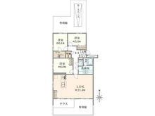 【東京都/小平市鈴木町】エステート小平鈴木町 3号棟 間取り図