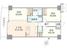 【東京都/板橋区坂下】オーベル蓮根 間取り図