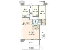 【東京都/国分寺市東恋ヶ窪】武蔵野レジデンス壱番館 間取り図