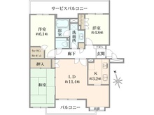 【東京都/小平市花小金井】ステイツ花小金井ヴェルパセオ 間取り図