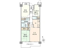 【東京都/小平市回田町】シティウインズ武蔵小金井 間取り図