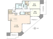 【東京都/国分寺市本町】シティタワー国分寺ザ・ツインウエスト 間取り図