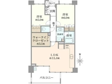 【東京都/練馬区中村南】ユアコート鷺ノ宮 間取り図