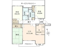 【東京都/小平市花小金井】ステイツ花小金井ヴェルパセオ 間取り図