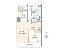 【東京都/小金井市本町】プラウドタワー武蔵小金井 間取り図
