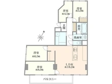 【東京都/小金井市本町】シャトー小金井 間取り図