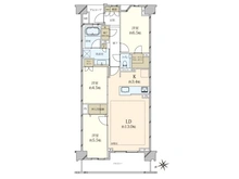 【東京都/世田谷区弦巻】プラウド桜新町 間取り図