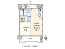【東京都/目黒区大橋】パラスト上目黒 間取り図