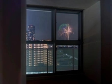 【東京都/世田谷区玉川】プラウドタワー二子玉川 眺望：2025年10月4日「世田谷区たまがわ花火大会」開催日に撮影。