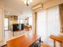 【東京都/中野区白鷺】レジデンシャル鷺ノ宮 リビング・ダイニング：南東向き・角住戸