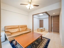 【東京都/中野区白鷺】レジデンシャル鷺ノ宮 リビング：和室4.5帖と接続可能