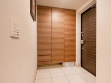 【東京都/中野区白鷺】レジデンシャル鷺ノ宮 玄関：クランク式