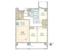 【東京都/世田谷区弦巻】ラ・コルダ弦巻 フォレストコート 間取り図