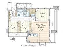 【東京都/世田谷区弦巻】弦巻ヒルズ 間取り図