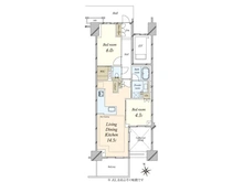 【東京都/世田谷区弦巻】プラウド弦巻 間取り図