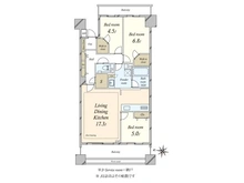 【東京都/世田谷区上用賀】パークホームズ用賀ヴィルヴェール 間取り図