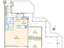 【東京都/世田谷区瀬田】グローリオ瀬田 間取り図