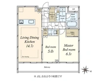 【東京都/世田谷区玉川台】ピアース用賀テラス 間取り図