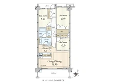 【東京都/世田谷区中町】ブランズシティ世田谷中町 エミネントフォレスト 間取り図