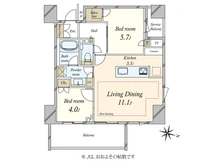 【東京都/世田谷区桜新町】ブランズ桜新町 間取り図