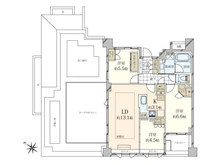 【東京都/世田谷区用賀】ウェリス用賀 間取り図